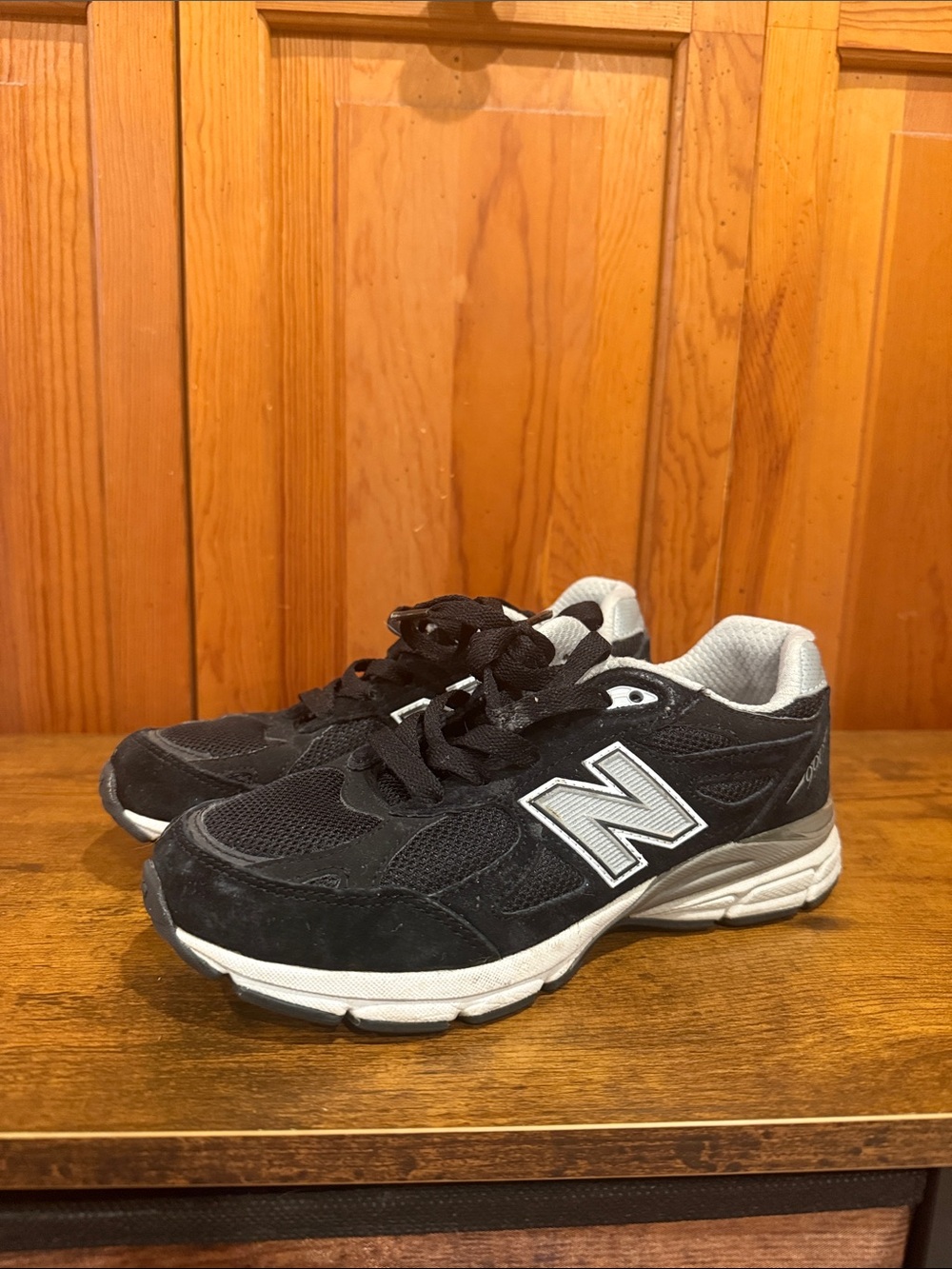 New Balance Black and White Athletic Sneakers